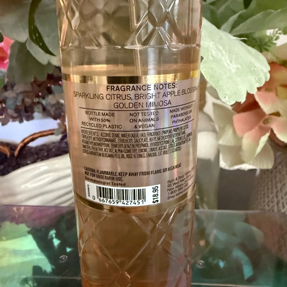 🆕🌾 BATH & BODY WORKS “HELLO HAPPINESS” FINE FRAGRANCE MIST. BRAND NEW FULL-SIZE.